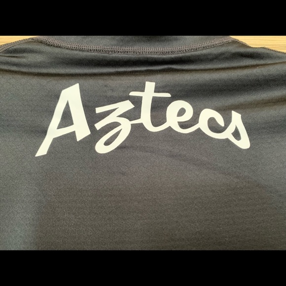 ASICS Aztecs Thermopolis Winter 1/2 Zip Performance Jacket Women's Sz M Black. - Picture 5 of 8